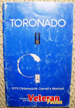 Instr.bog Oldsmobile Toronado 